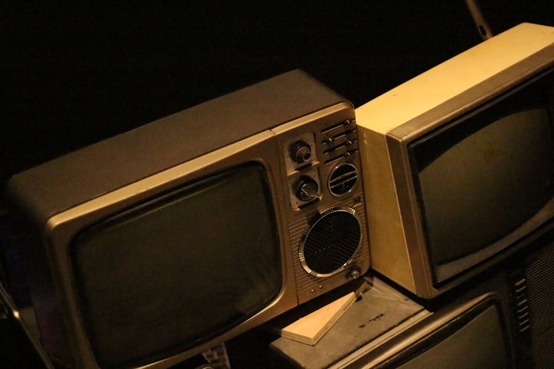 vintage tv set