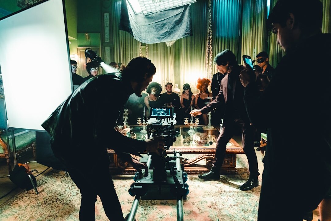 tv series filming set